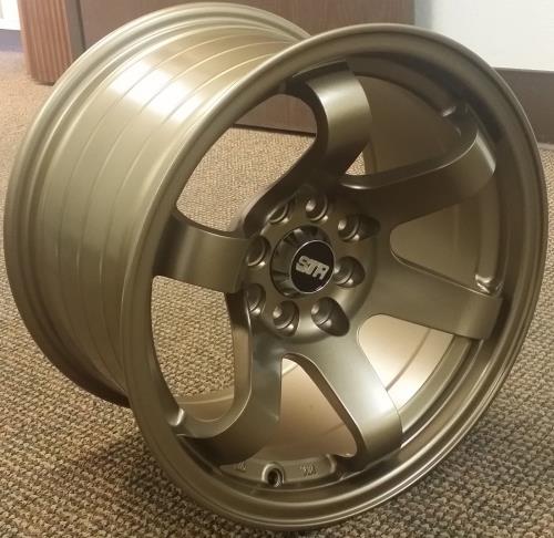 STR RACING-526 MATTE BRONZE 17X9.0 4X100/4X4.5+17 **STAGGERED ONLY**